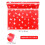 Cellophane wrap roll red 3000x40 cm 2.5 mil 3