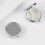 Metal pill box container silver round and rectangular 50mm 7