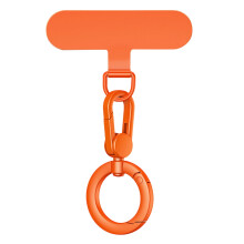 Lanière de téléphone rotative à 360 avec mousqueton détachable et