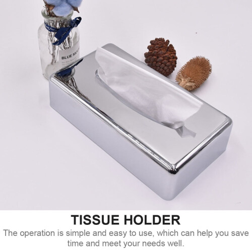 Desktop Tissue Box Organizer til hjemmebrug 1