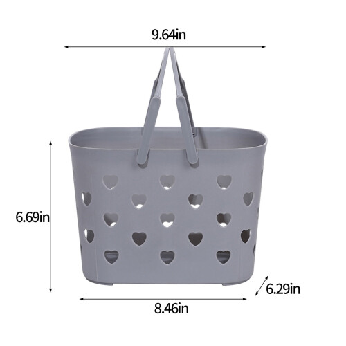 Panier de douche portable Penkiiy avec poignée (1 pièce) 2