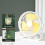 Kayannuo draagbare miniventilator, USB-oplaadbaar, 1 eenheid 4