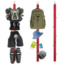 Hockey Drying Rack Equipment Hockey Gear Organizer with 5 Hooks Camping Sports Dorm Accessories 15kg Load Capacity