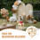 Boîte cube en bois pour ballons de taille et décorations 4