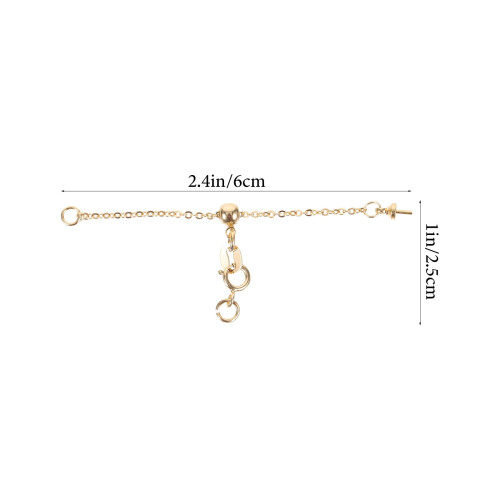 Rallonge de chaîne de collier ajustable (2 pièces) 1
