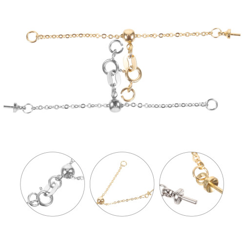Rallonge de chaîne de collier ajustable (2 pièces) 2