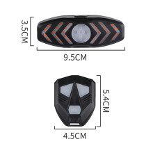 AURORA TRADE Bike Tail Light with Turn Signals USB