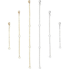 Necklace Extender Chain with Lobster Clasp 6 pcs