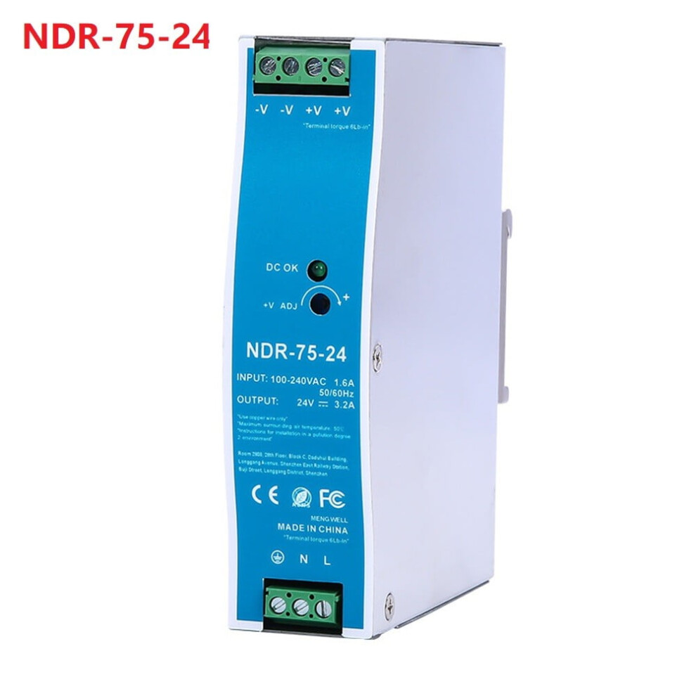 Ndr-75-24 Din Rail Power Supply 24V 3.2A 9314556084799
