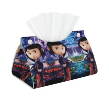 Obdĺžnikový kryt na krabičku z kože Coraline, 1 kus