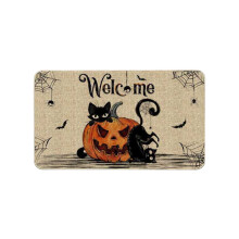 Halloween tök bejárati szőnyeg víztaszító