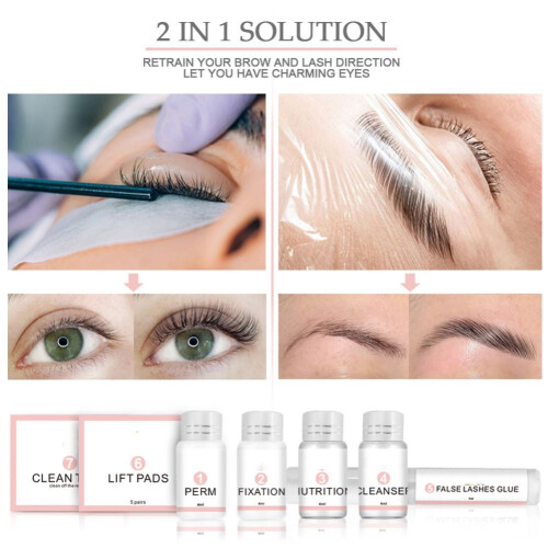 Prettyui Eyebrow Lash Lift Set Professional 2-in-1 2