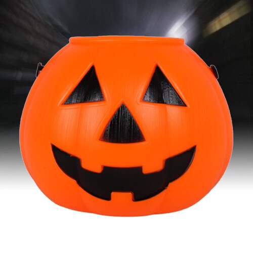 Halloweenpumpahink med handtag, 1 st 2