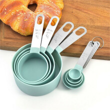Stainless Steel Measuring Cups and Spoons Set 8pcs