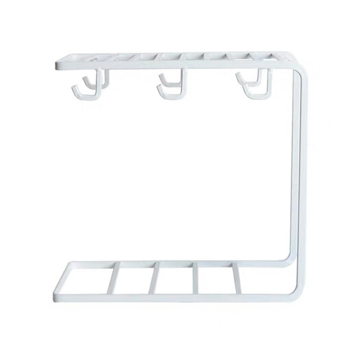 Metal wire tree stand for mug display with6hooks