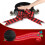 Christmas Tree Topper Hat Red Black Plaid Fabric 1pc 3
