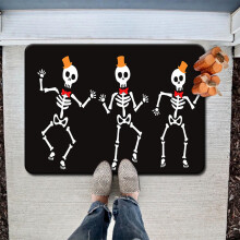 Tappeto di Halloween 40x60 cm, resistente alle macchie, decorazione per interni.