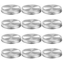 Tapas metálicas reutilizables para conservas Mosiee (12 unidades)