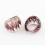 Handmade Gold Sand Lampwork Ring Wide Band Mixed Color 2