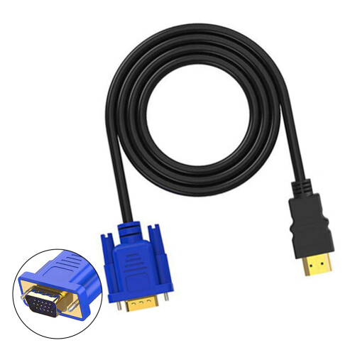 Han til VGA D-Sub adapterkabel til pc-skærm 1
