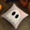 Halloween pudebetræk spøgelsesdesign 43 x 43 5
