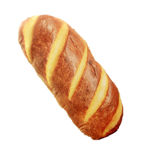 3D Simulation Bread Plush Pillow 15.7 Inch 1