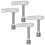 Eease triangle electrical cabinet key 4 pcs 6
