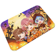 Tapis de sol absorbant d'Halloween pour salle de bain et entrée de porte