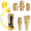 Kit adaptor racord rapid propan, evazare 3/8" la 1