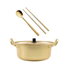 Hot-pot Pot Aluminum Double-Handle Noodle Cooking Wok with