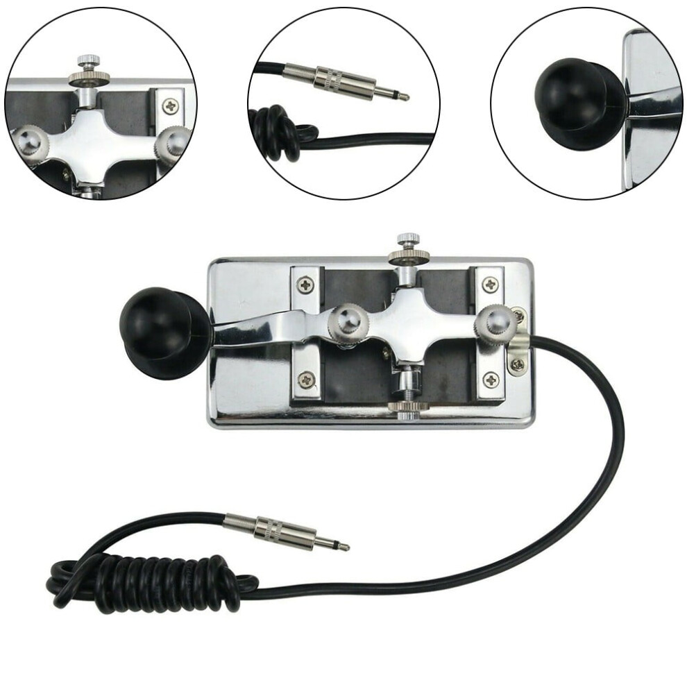 Manual Telegraph Key For Morse Code Practice Cw Shortwave 9314556069543