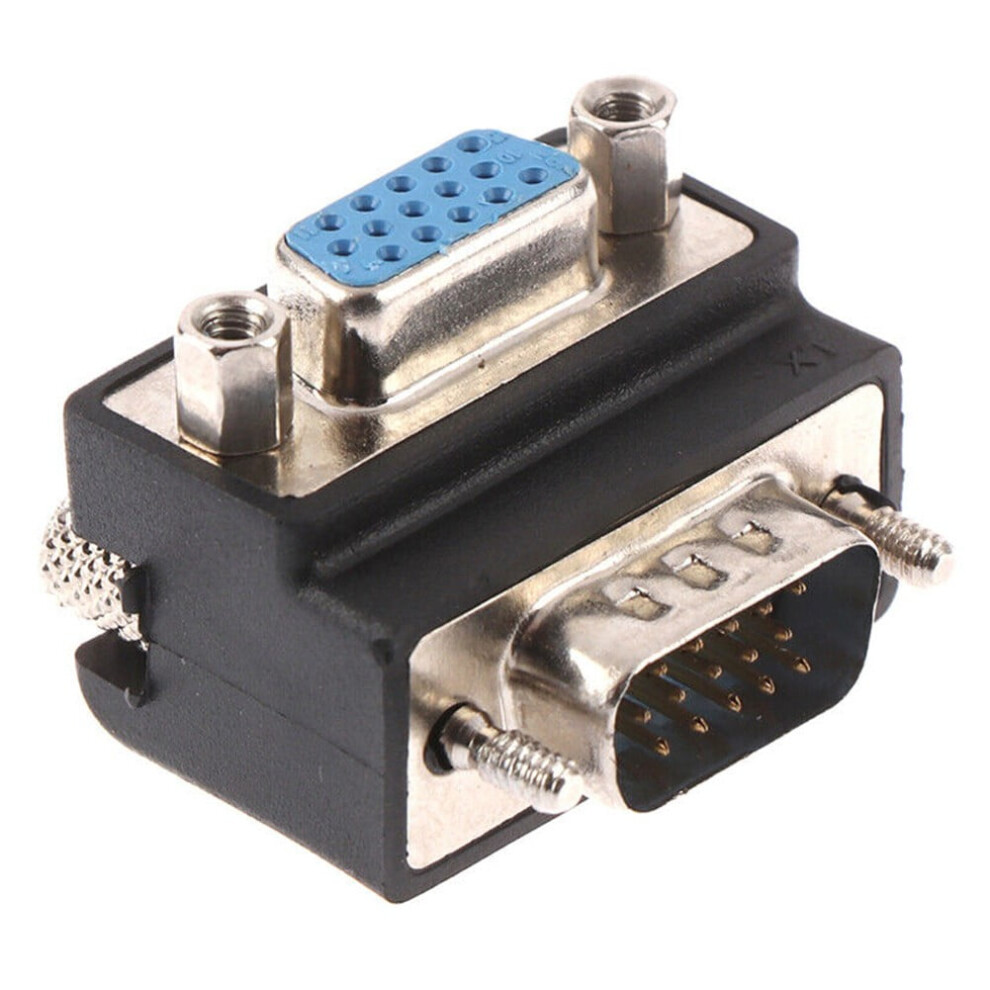 Vga Right Angle Male To Female Extender 90 Degree 9314556070648