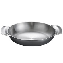 Stainless Steel Paella Pan with Double Handles