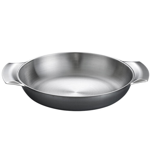 Stainless Steel Paella Pan with Double Handles