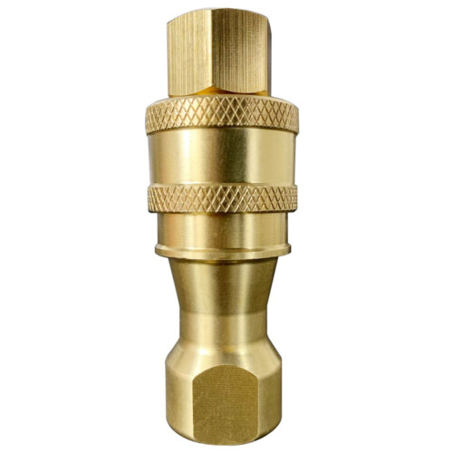 Brass Hydraulic Quick Release Fitting BSP 1/8" to 3/4"