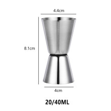 Cupán Tomhais Cruach Dhosmálta 15/30ml 20/40ml 25/50