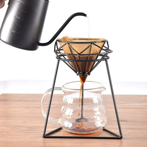 Metal kaffedrypperholder til hjemmebrug 1