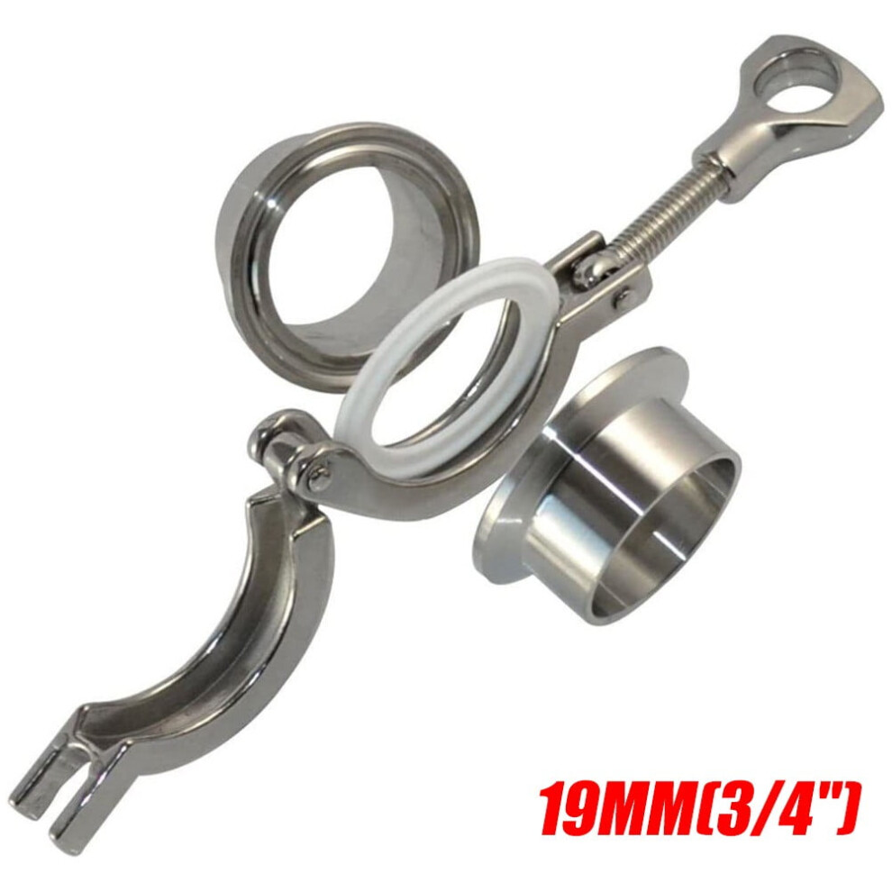 Sanitary Weld Ferrule Od 3/4 Inch Ss304 With Tri-Clamp And 9107258922243
