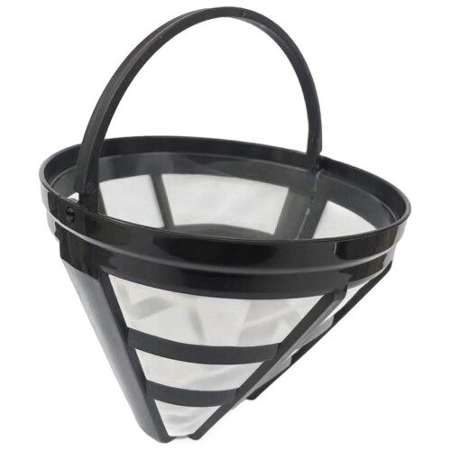 Filtre à café réutilisable en plastique PP et nylon, forme conique 2