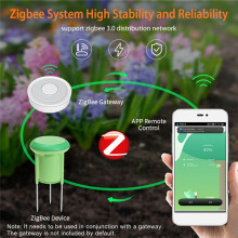 Medidor de Temperatura y Humedad del Suelo Tuya Zigbee, Termohigrómetro, Detector de Riego para Automatización de Jardines.