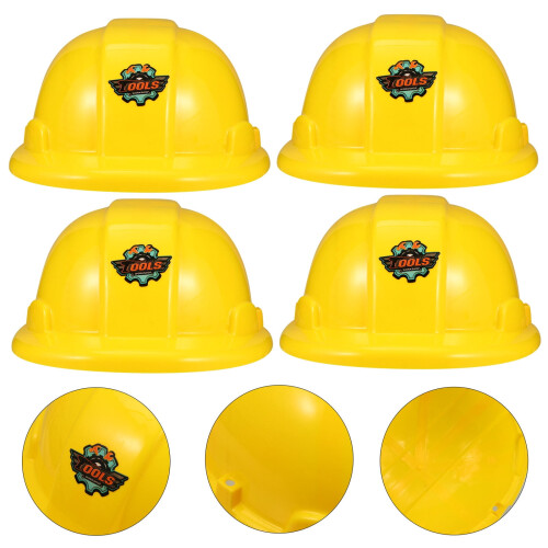 Kids Construction Hard Hat Plastic Helmet 5 Pack 1