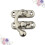 Fecho de segurança Box Lock com gancho à esquerda branco (30 peças) 6