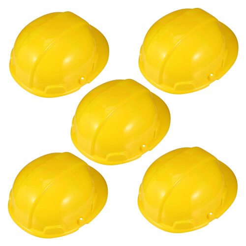Kids Construction Hard Hat Plastic Toy Helmet 5 pcs 2