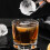 Eiskugelform aus Silikon, 4er-Pack, runde Whiskey-Eiswürfelform 2