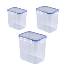Mosiee plastbehållare för mat lufttäta 3 st