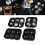 Eiskugelform aus Silikon, 4er-Pack, runde Whiskey-Eiswürfelform 5