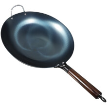 Carbon Steel Wok for Stir-Frying, Grilling, Steaming