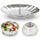 Vegetable Steamer Basket Stainless Steel Folding 1 Pack 5