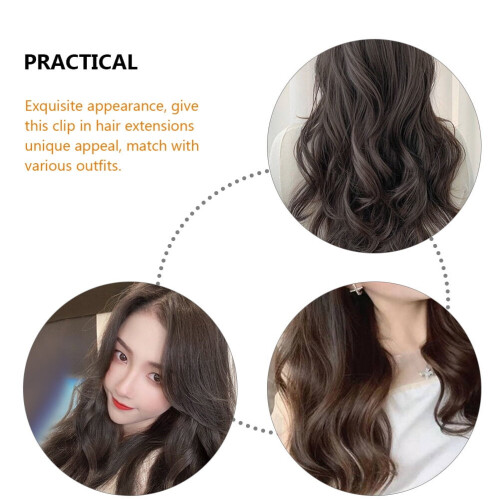Extension per capelli ondulati con clip, 4 pezzi 1