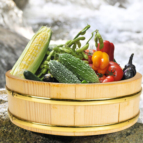 Hangiri Sushi risbolle av tre 22 cm 1